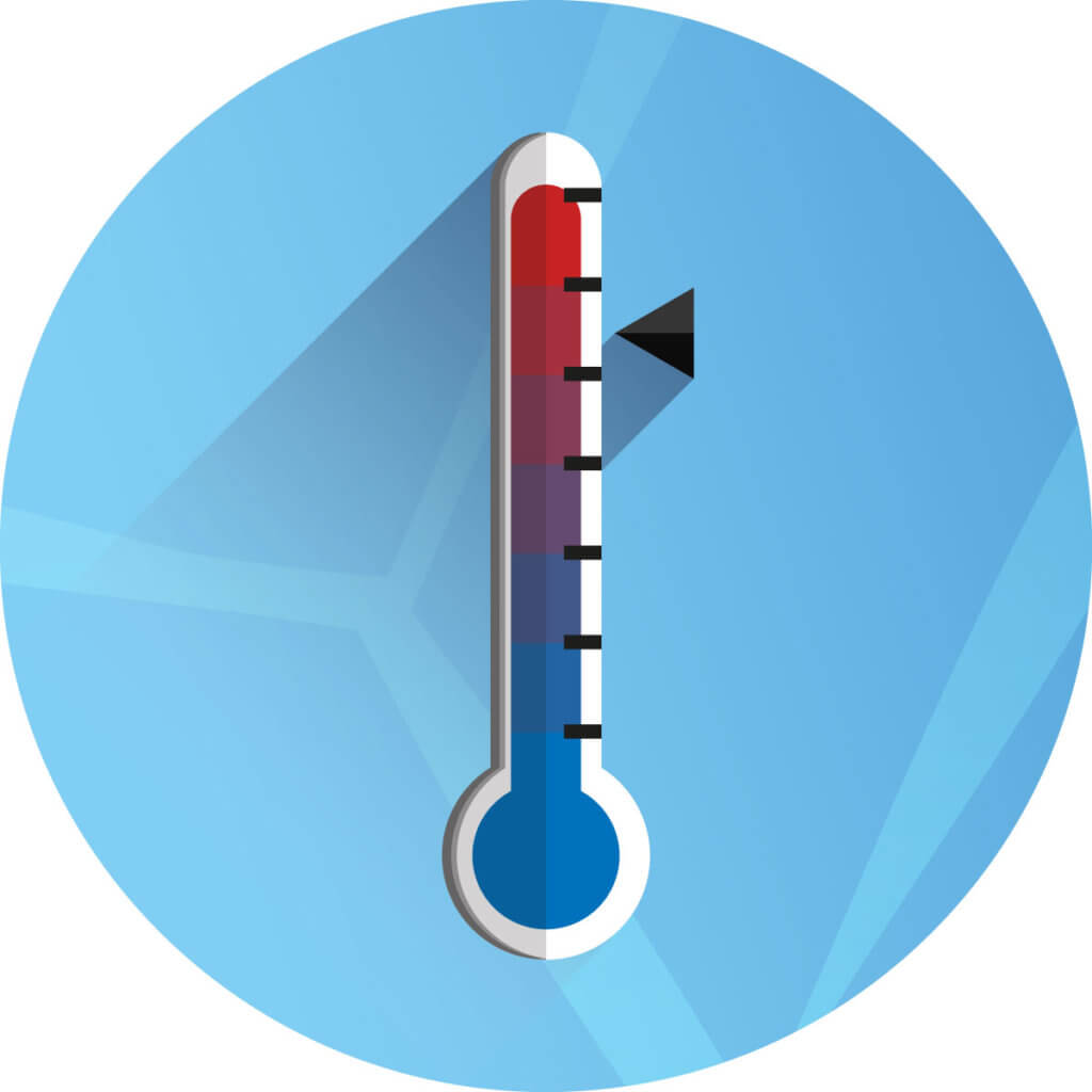 Temperaturstufen - Icon