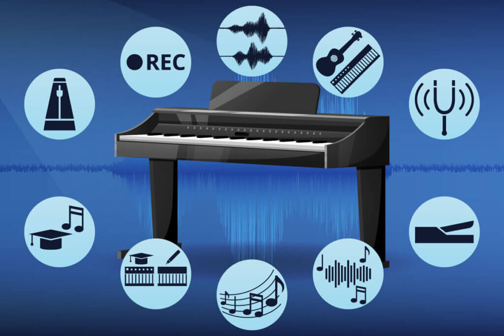 Funktionen E-Piano