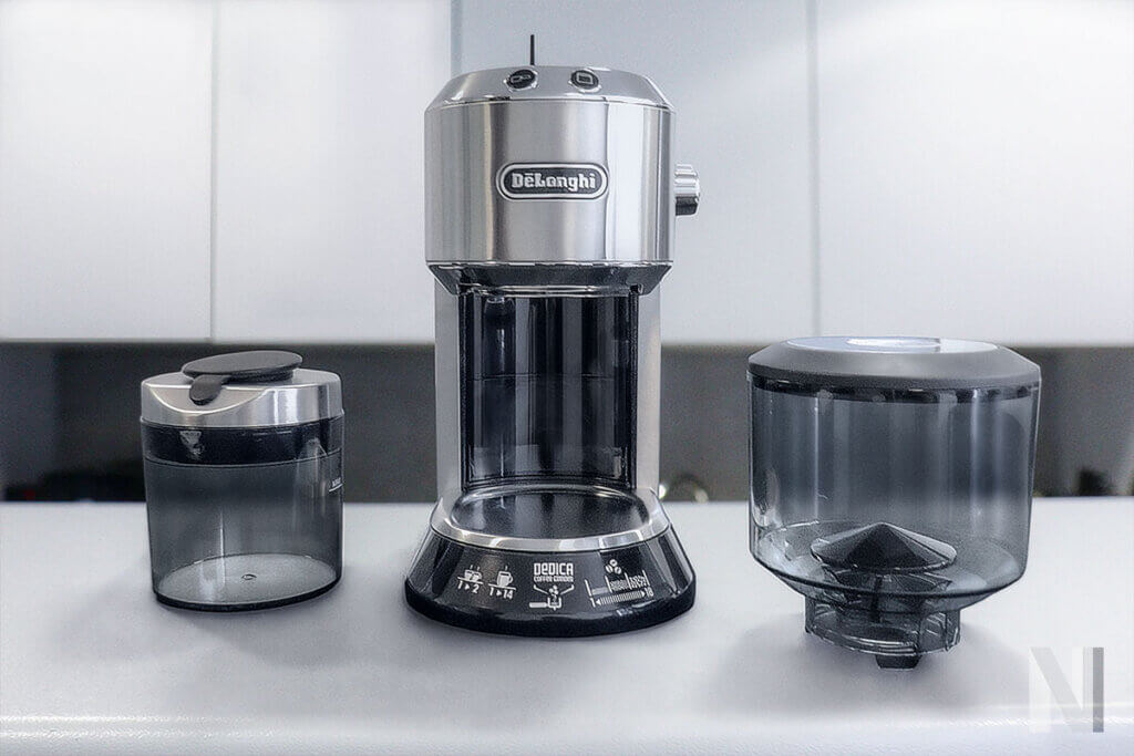 De'Longhi Dedica KG 520.M Mühle und Behälter