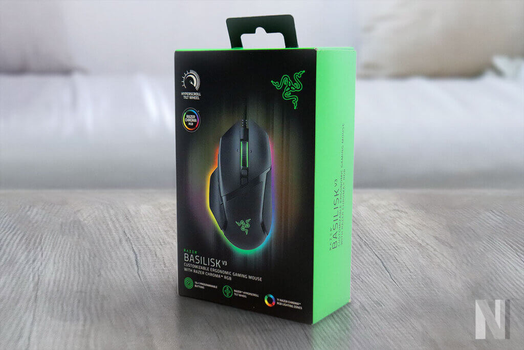 produktbild der razer maus in box