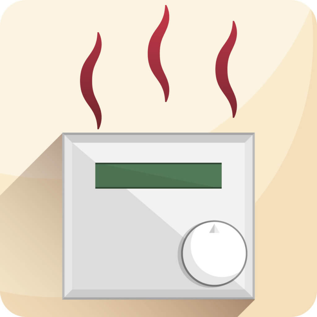 Thermostat und Ueberhitzungsschutz