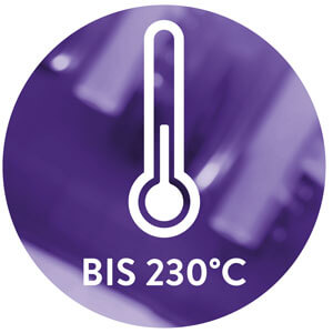 Glättbürste Temperatur