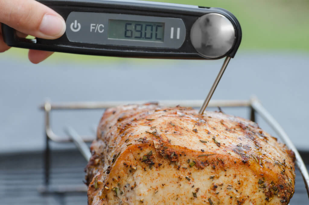 Grillthermometer mit Display