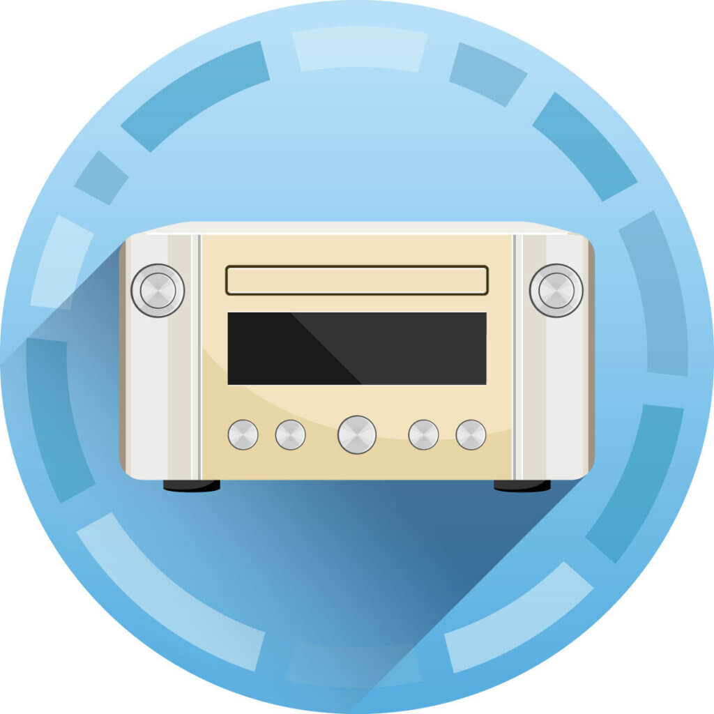 Radio mit Receiver