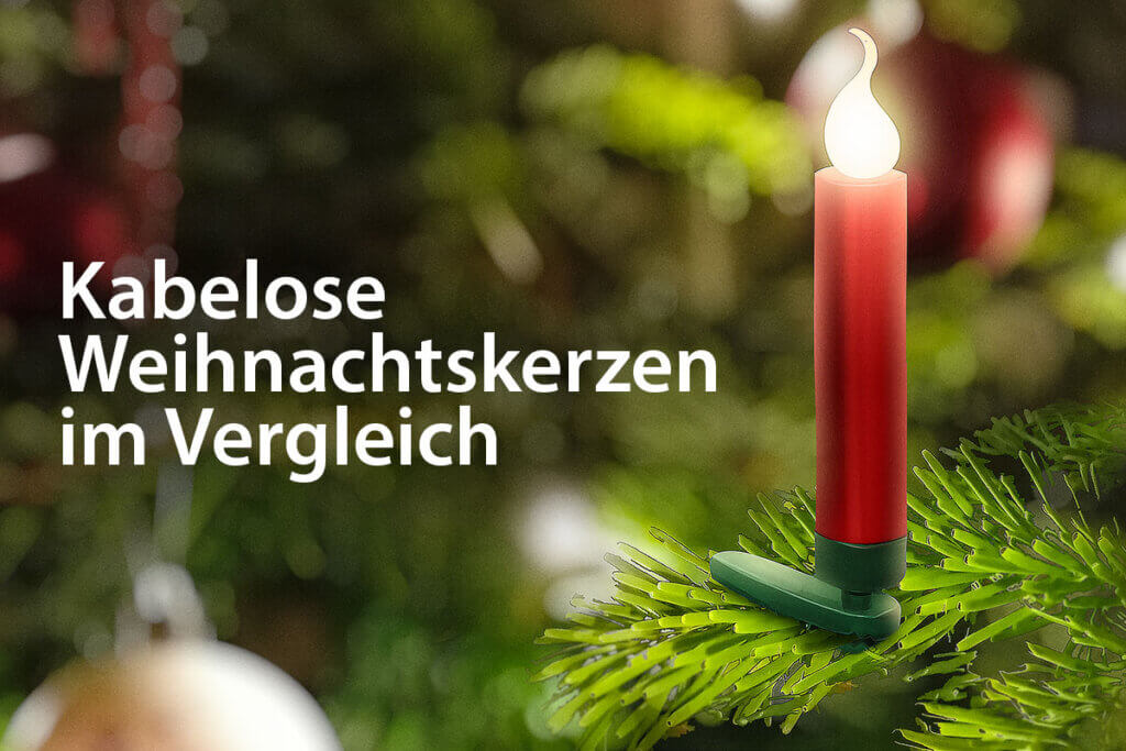 Die besten kabellosen Weihnachtskerzen im Vergleich