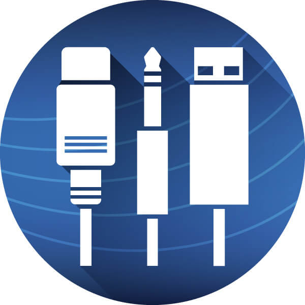 keyboard icon grafik anschluesse kabel