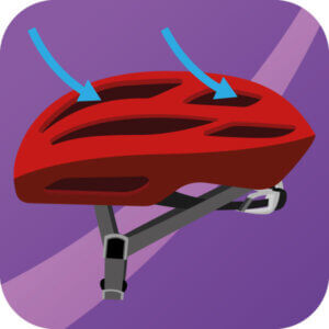 Icon Fahrradhelm Belueftung