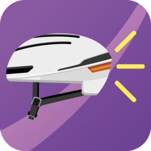 Icon Fahrradhelm Sichtbarkeit