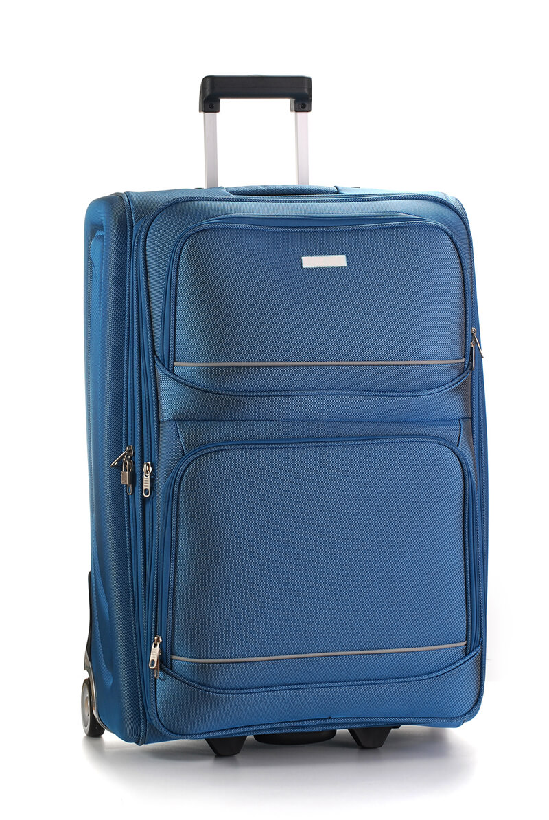 Blauer Koffer