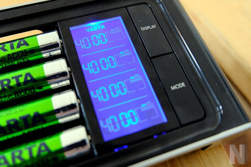 Nahaufnahme vom Display. 