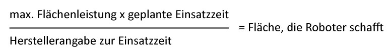 Formel Flächenleistung