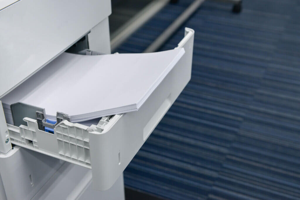 Bürodrucker Papiereinzug
