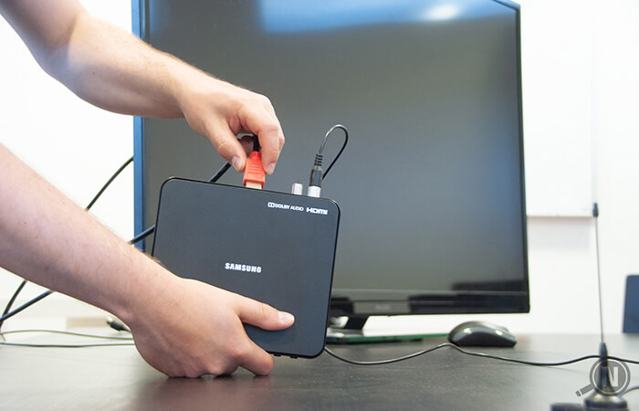 DVB-T2-Receiver anschließen