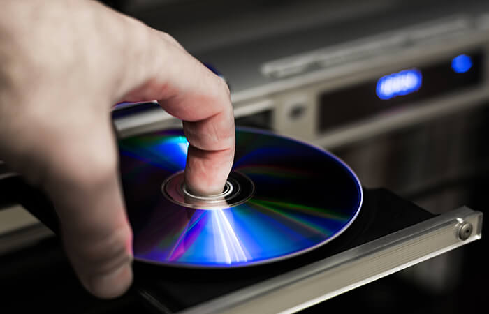 Disc einlegen