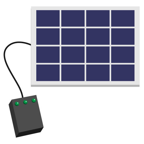 Powerbank mit Solarpanel