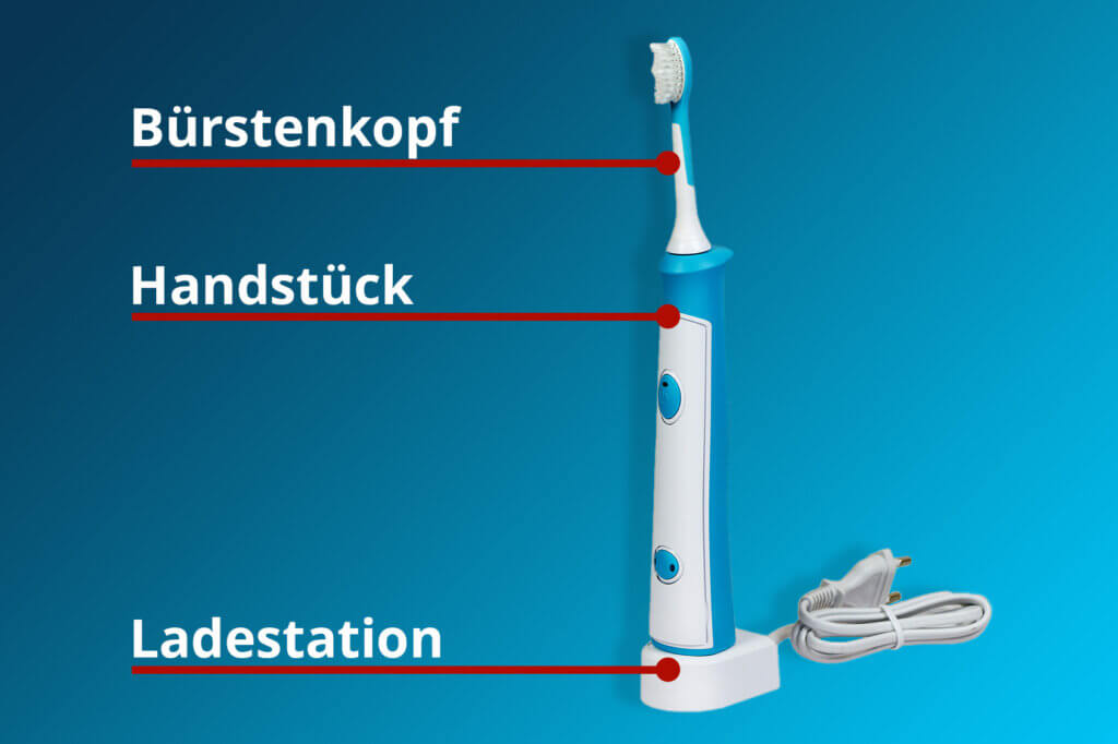 Schallzahnbürste mit Ladestation