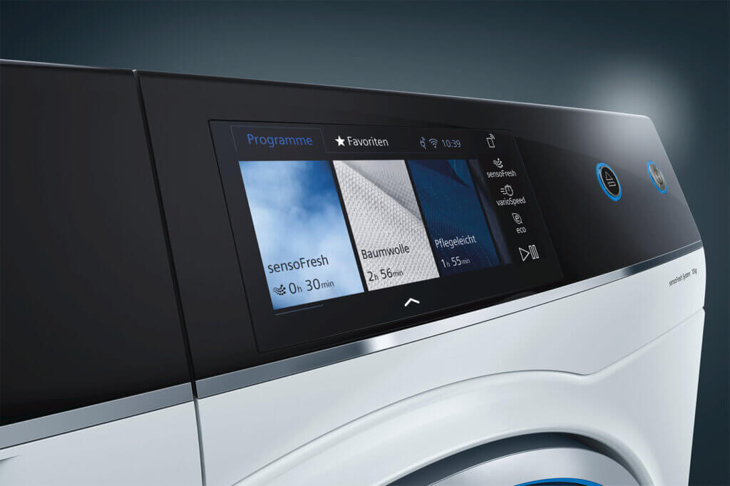 iselect display bei siemens waschmaschine