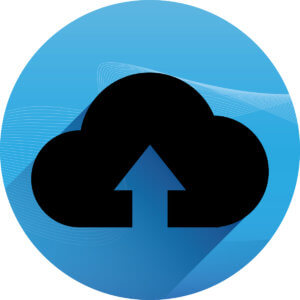 Icon von Cloud-Nutzung