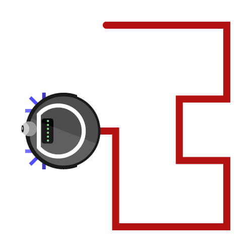 Staubsauger Roboter Zig-Zak