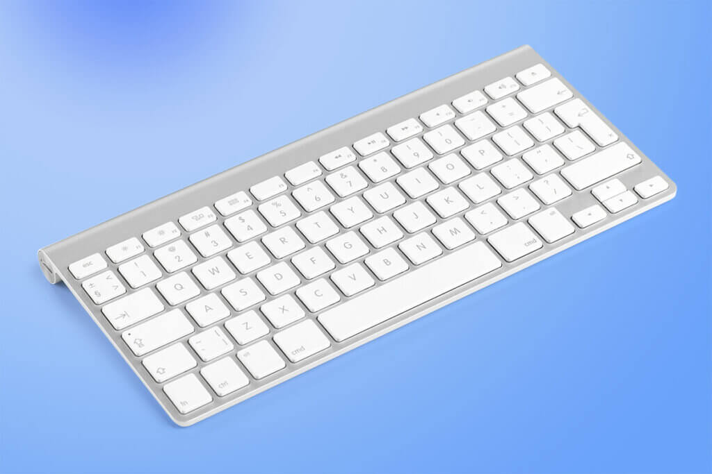 kabellose Tastatur ohne Ziffernblock