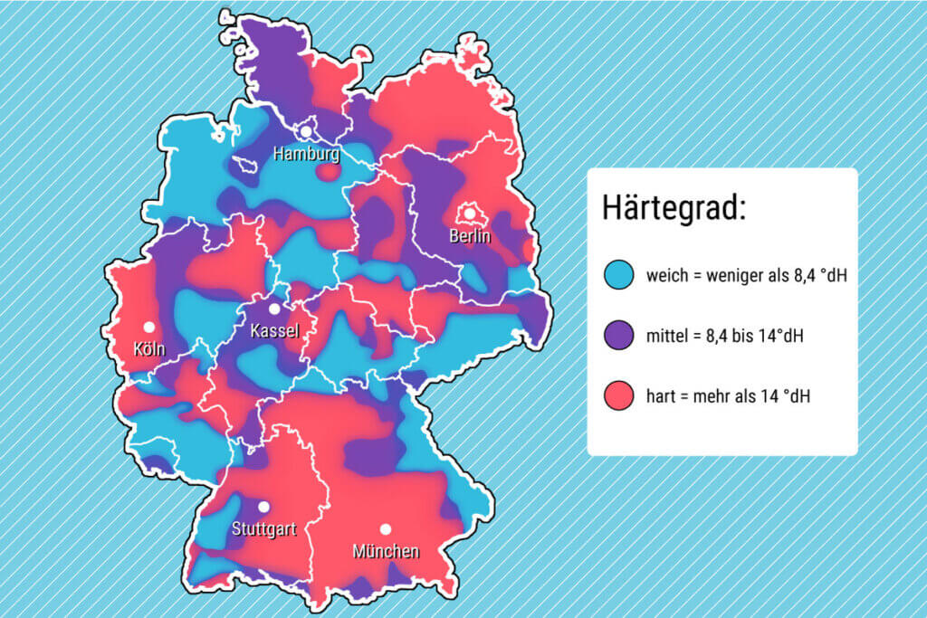 Wasser-Härtegrad Deutschland
