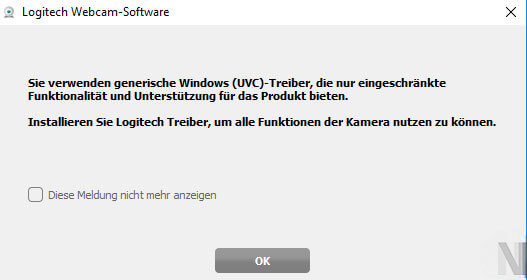 webcams-logitech_c922-warnung-gernerischer_treiber