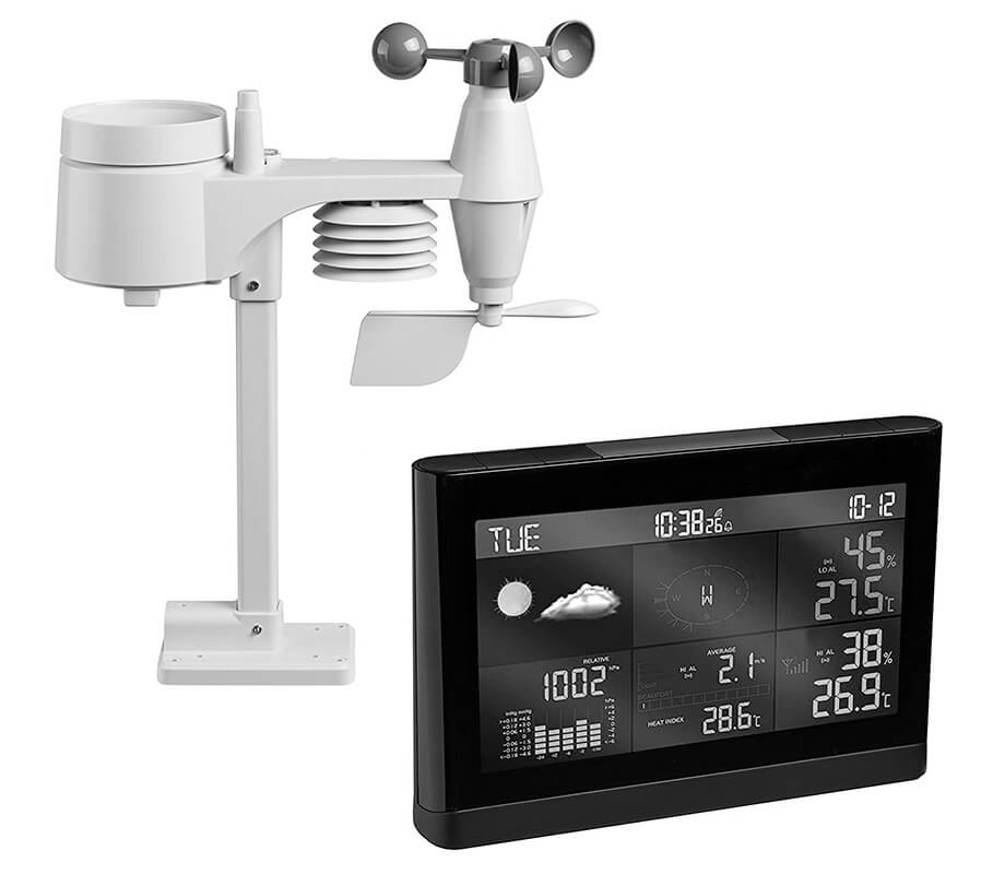 Satellitengeschützte Wetterstation